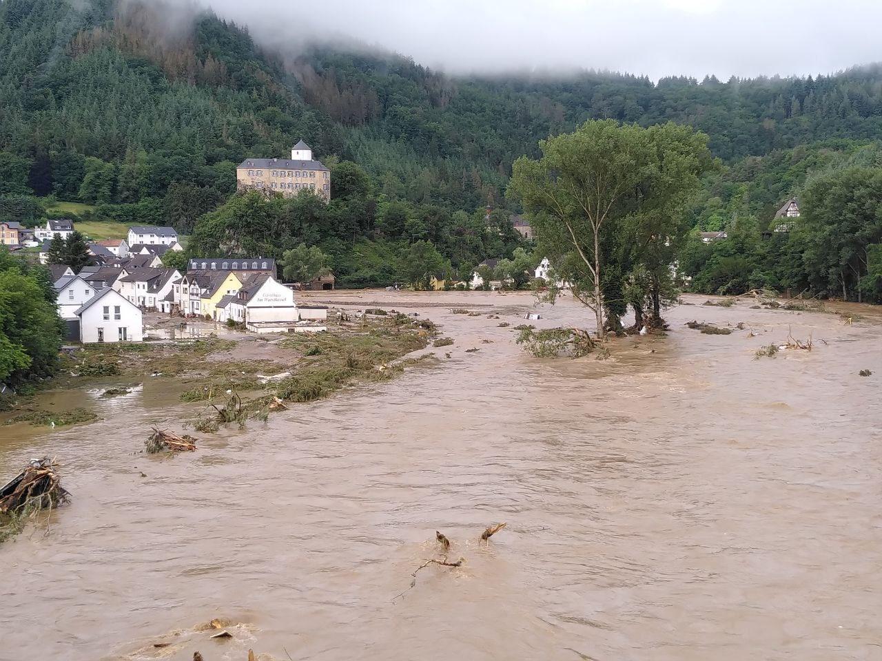 Hochwasser in Süd- und Westdeutschland