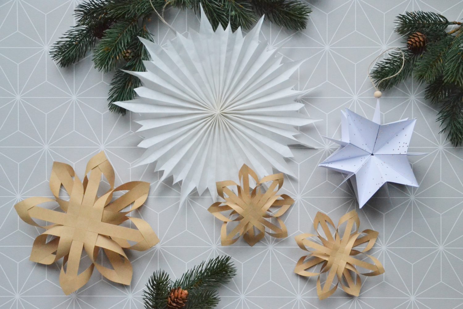 DIY: Papiersterne zu Weihnachten